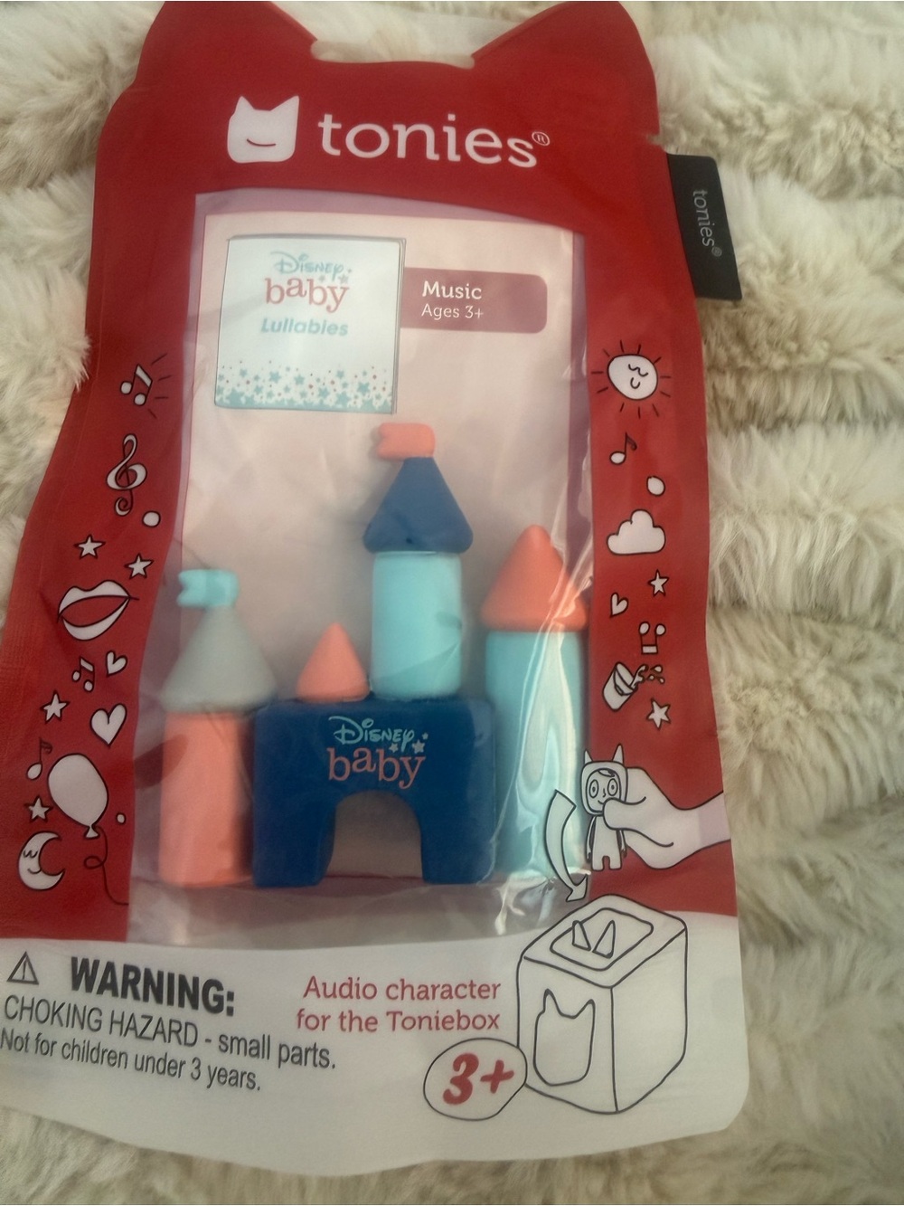 Disney Baby Blue and Pink Castle Tonies Audio Figure